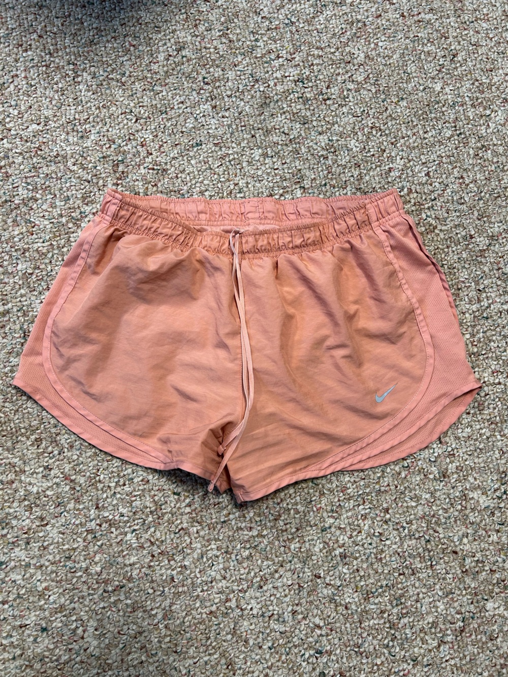 Nike Women's Peach Athletic Running Shorts